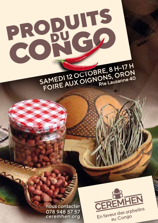 Produits du Congo à la Foire aux Oignons le 12 octobre