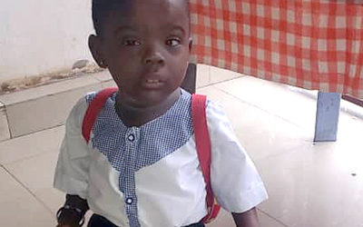 A l’école pour la première fois!